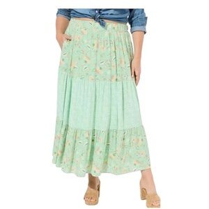 Torrid Floral Skirt size 2